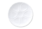 Delta-Coupe Round White Porcelain Plate  dia.10.75"